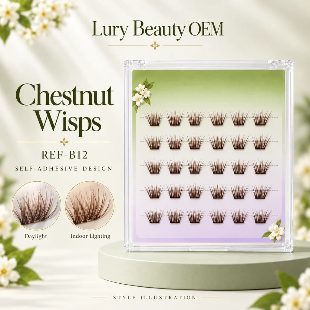 REF-B12 Chestnut Wisps original concept illustration, not a factory sample photograph