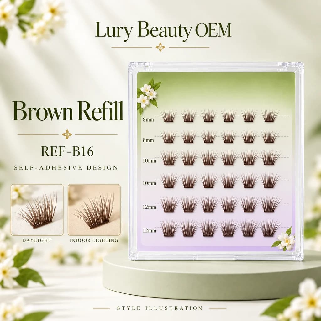 REF-B16 Brown Refill original concept illustration, not a factory sample photograph