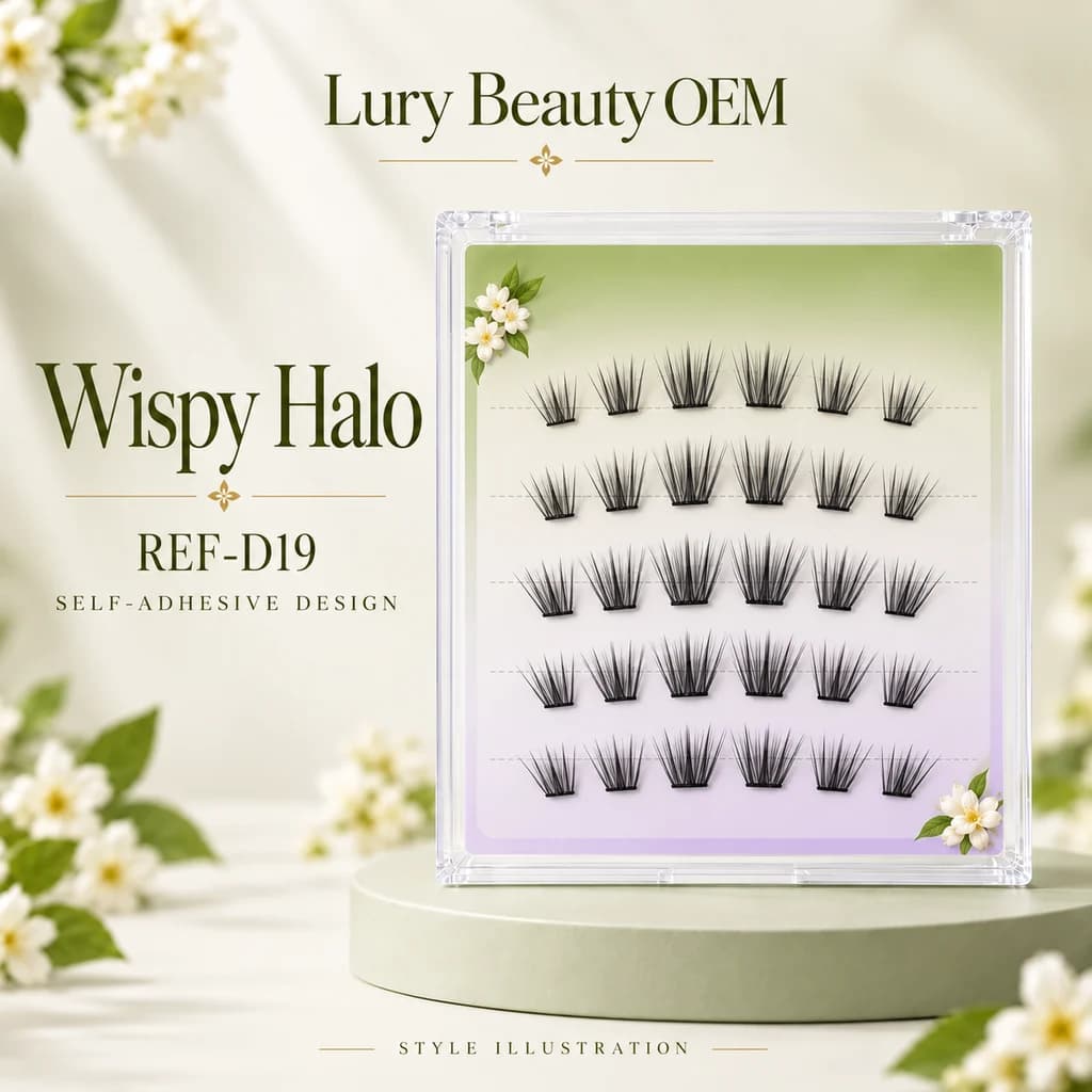 REF-D19 Wispy Halo original concept illustration, not a factory sample photograph