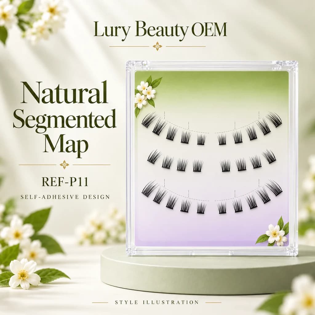 REF-P11 Natural Segmented Map original concept illustration, not a factory sample photograph