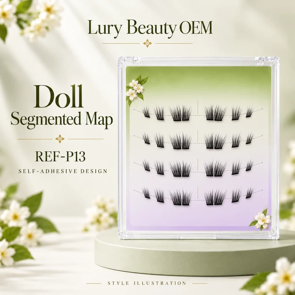 REF-P13 Doll Segmented Map original concept illustration, not a factory sample photograph