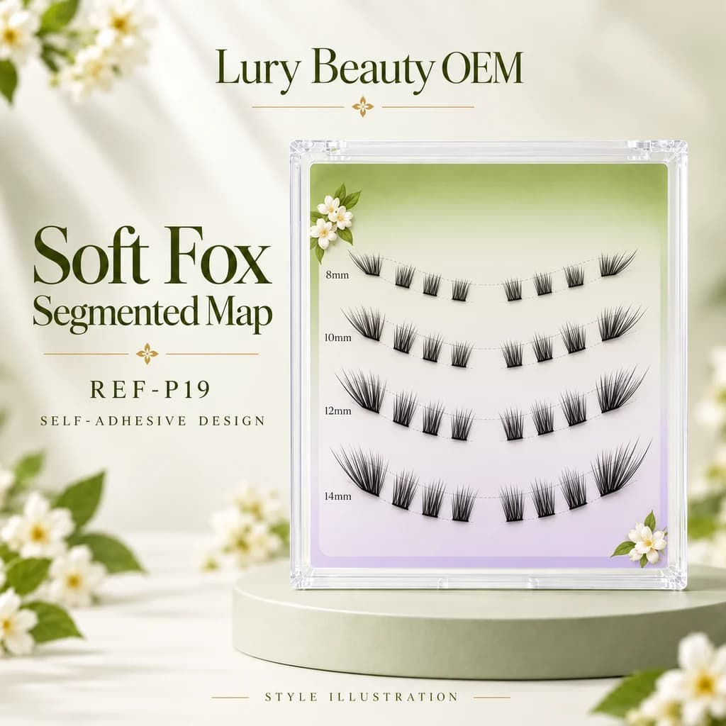 REF-P19 Soft Fox Segmented Map original concept illustration, not a factory sample photograph
