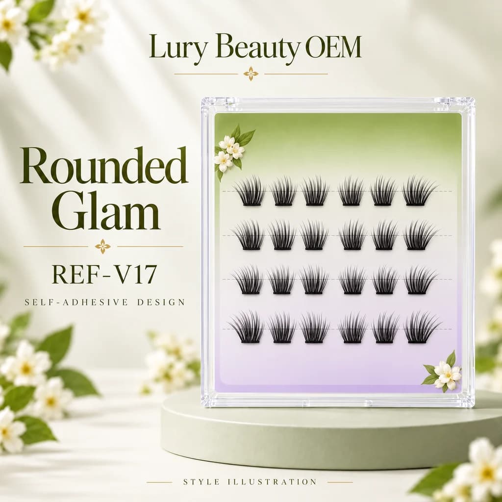 REF-V17 Rounded Glam original concept illustration, not a factory sample photograph