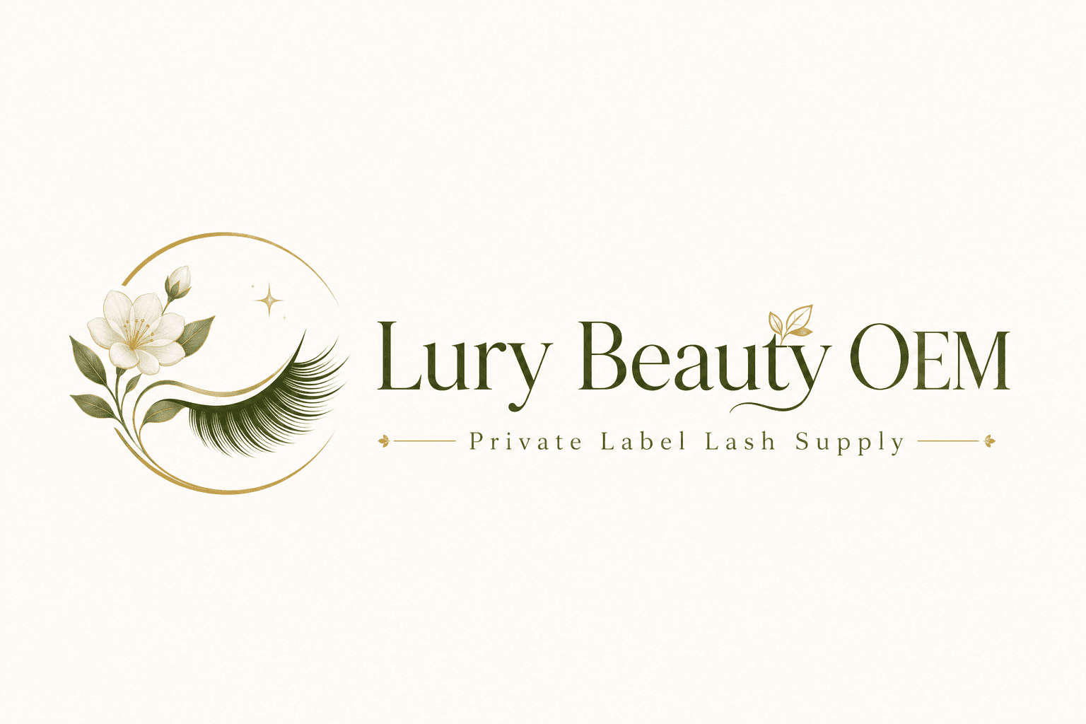 Lury Beauty OEM private label lash supply logo