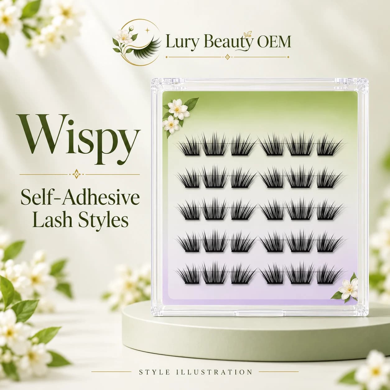 Representative wispy family illustration